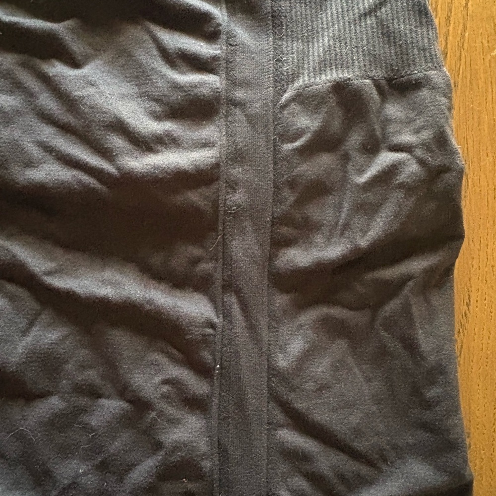 Black Racerback Athletic Tank with Subtle Logo - Picture 3 of 5